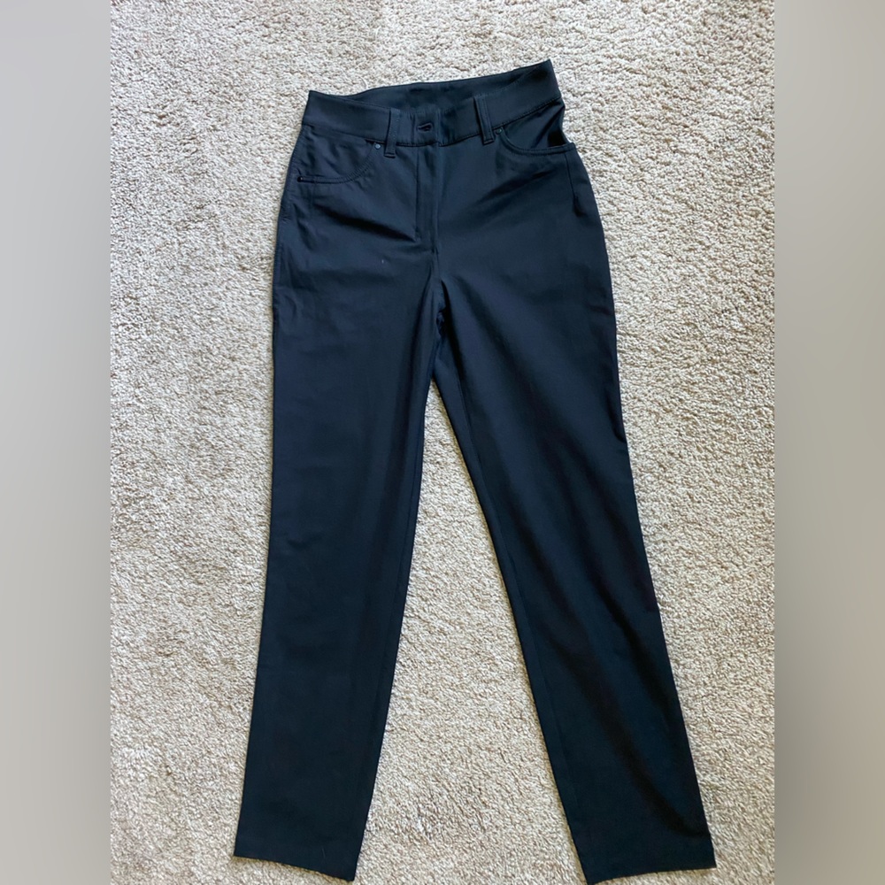 Lululemon smooth fit pull on mid rise pants